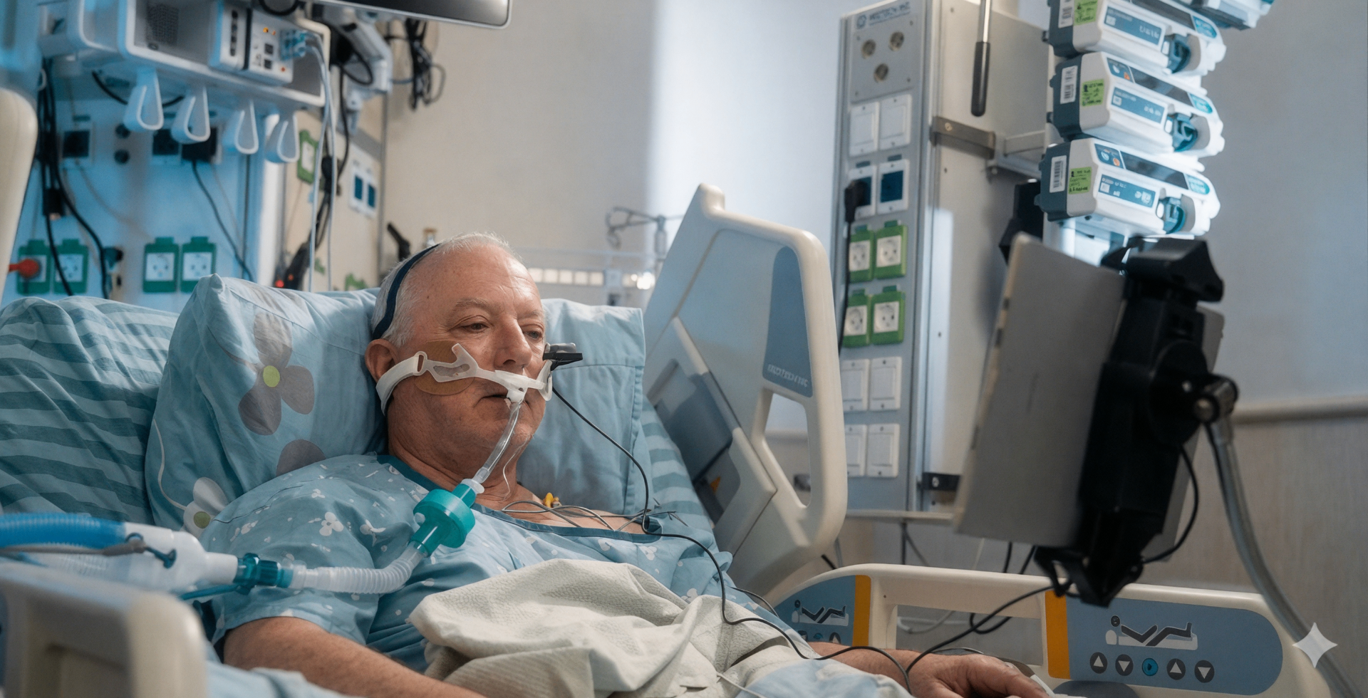 ICU patient using EyeControl
